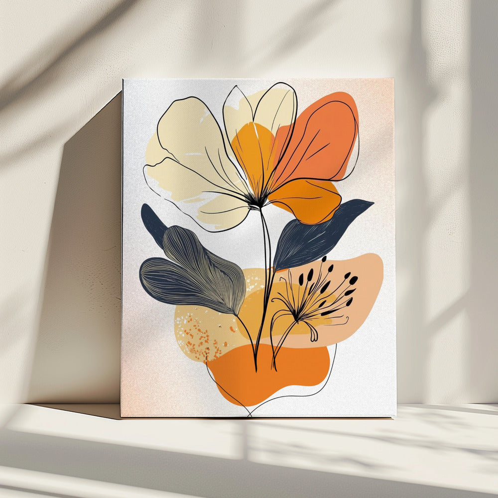 Ember Blooms 1 | Canvas