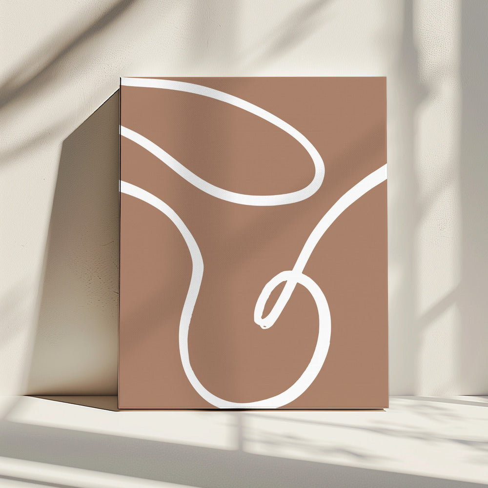 Lines Mocha 2 | Canvas