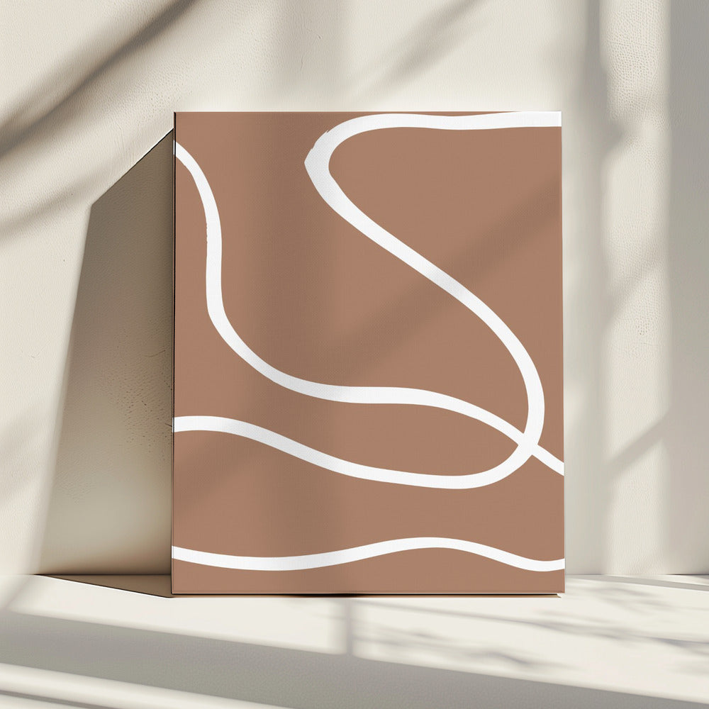 Abstract Mocha | Canvas