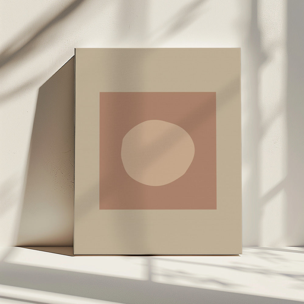 Circle Mocha | Canvas