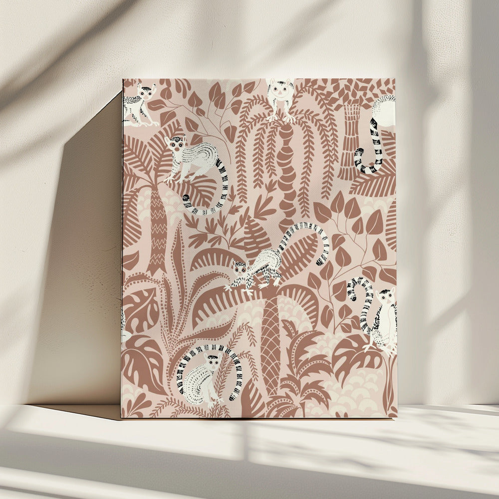 Jungle adventure Mocha Mousse | Canvas