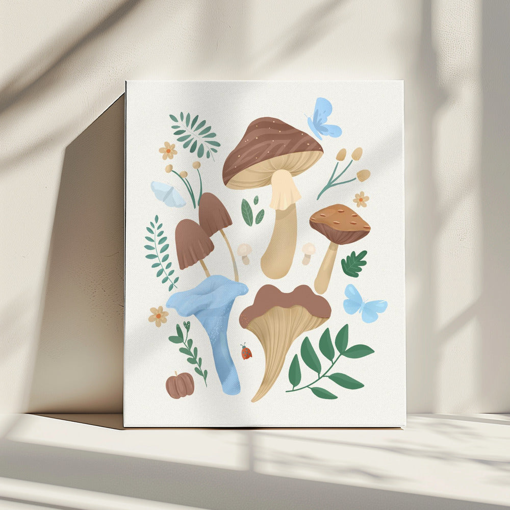 Mocha Fungi | Canvas