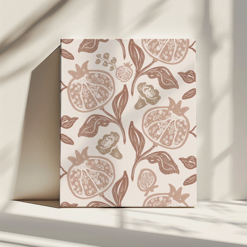 Pomegranates Pattern | Canvas