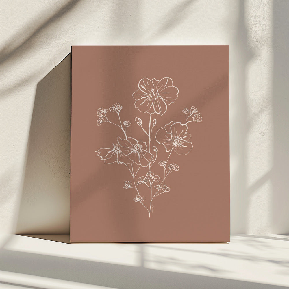 Wild Roses Bouquet | Canvas