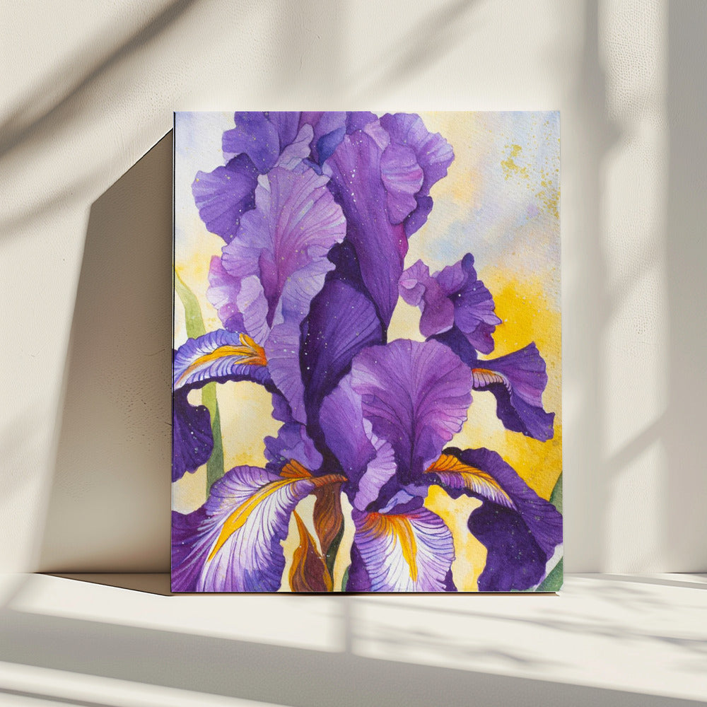 Iris Watercolour | Canvas