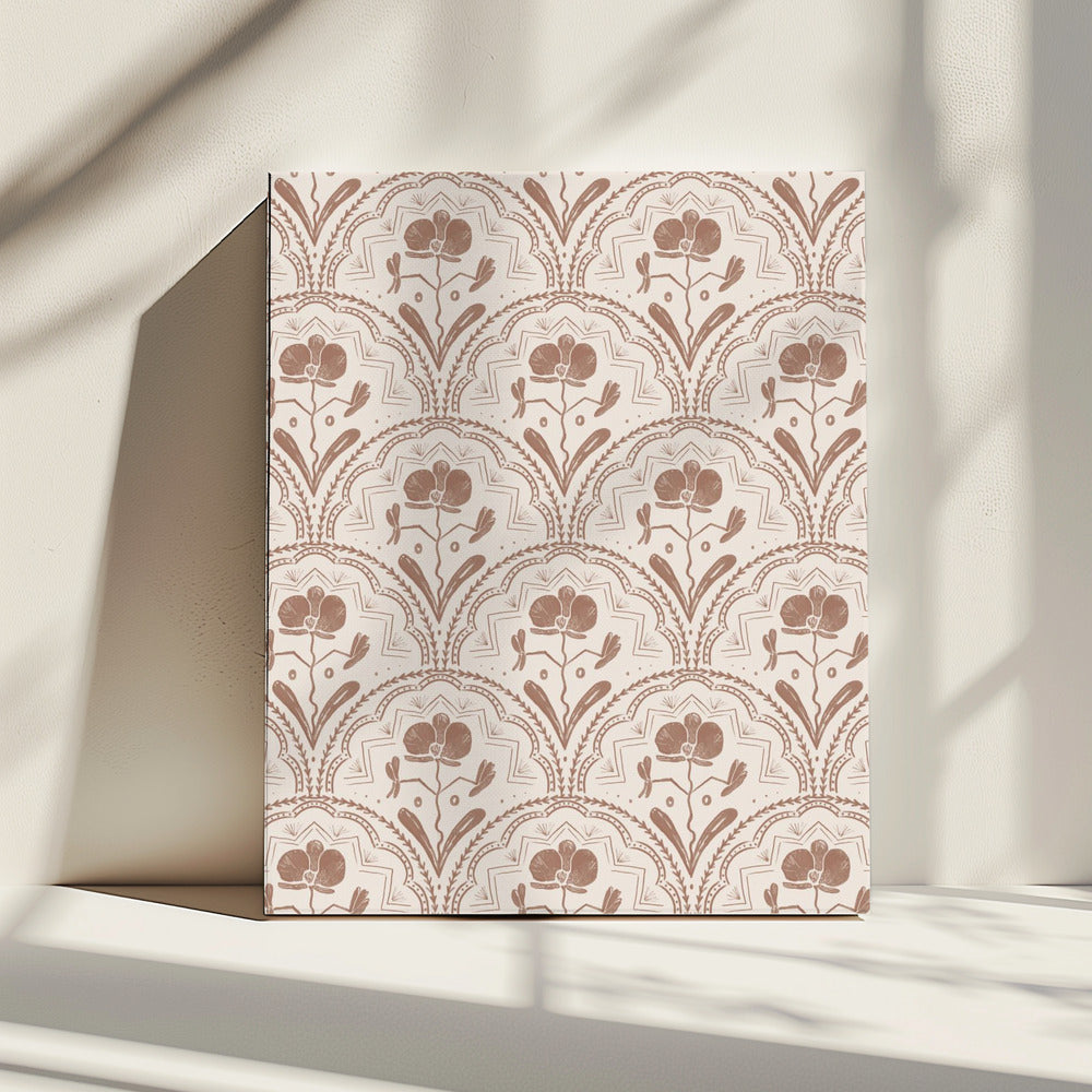 Boho Orchid Tiles Pattern | Canvas