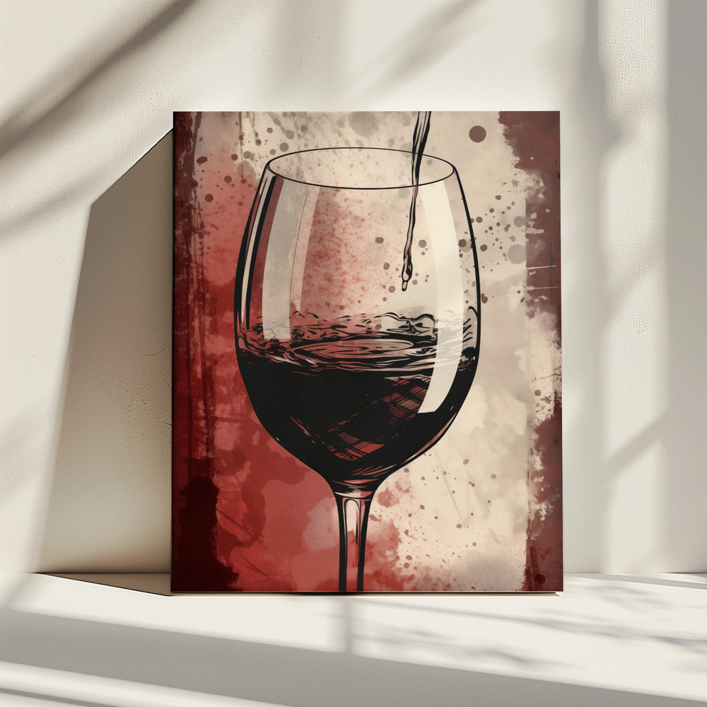Red Red Wine No 5 | Canvas