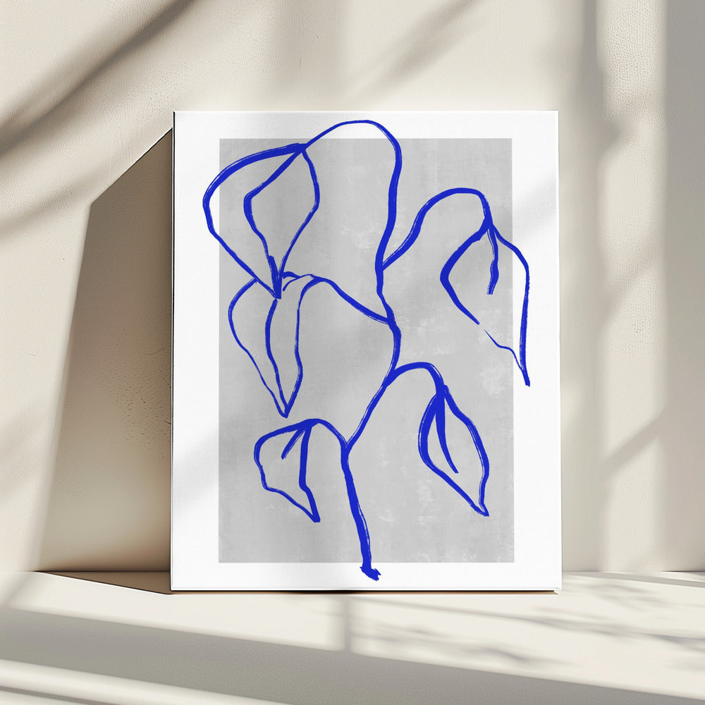 Blue Lines Harmony | Canvas