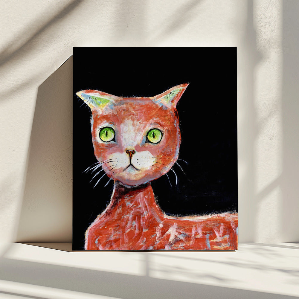 The Red  Cat | Canvas