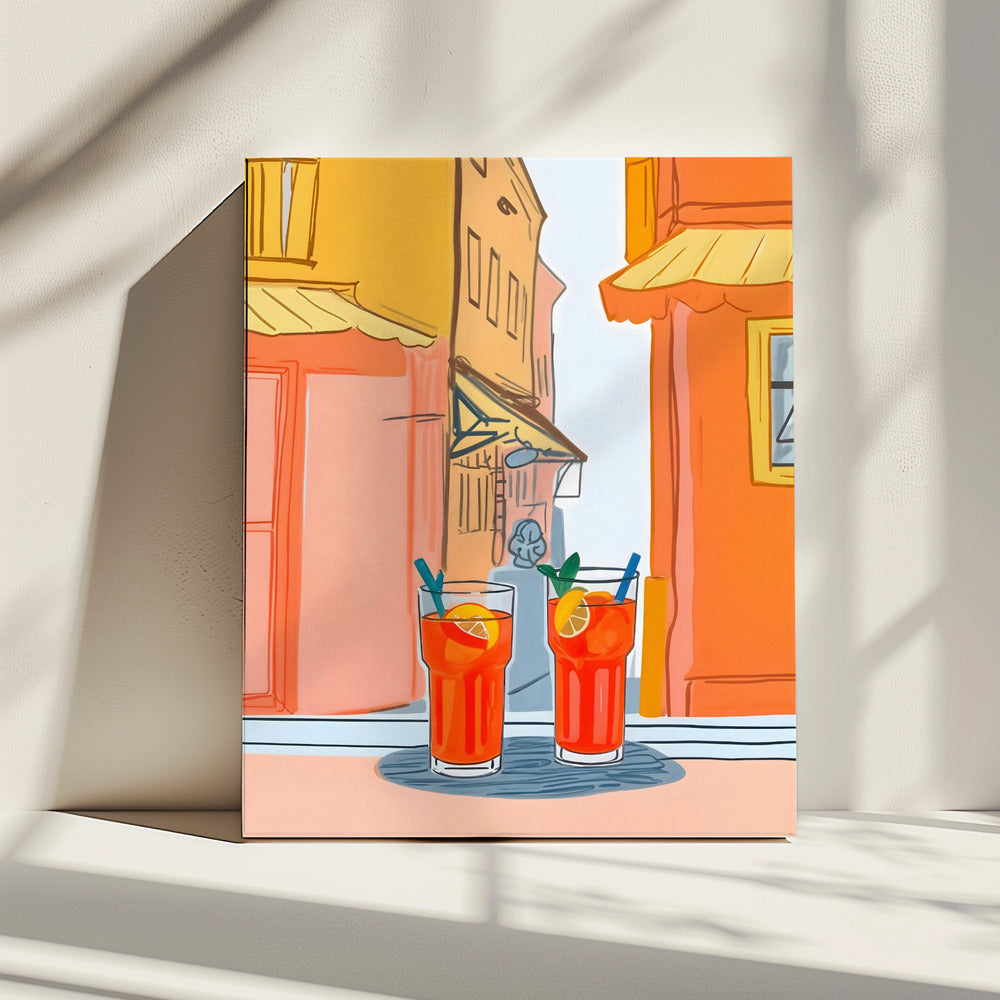 Two Aperols Please! | Canvas