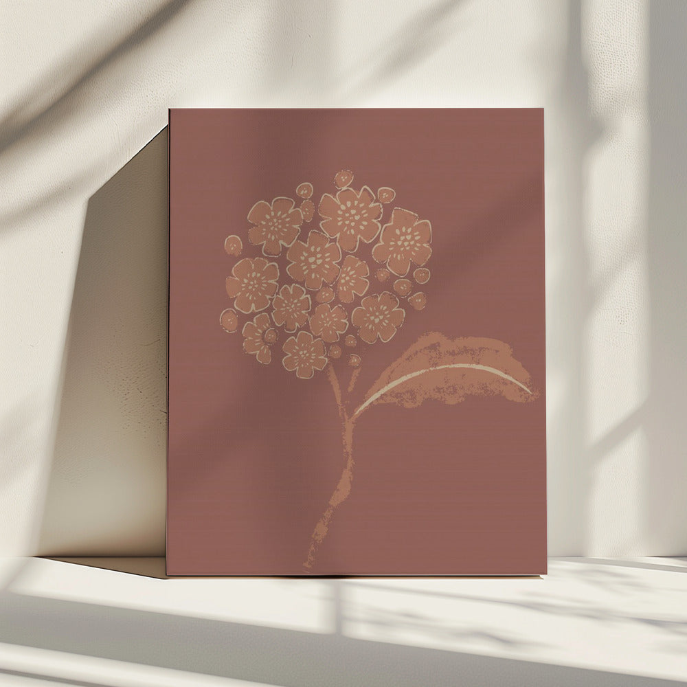 Mocha blossom | Canvas