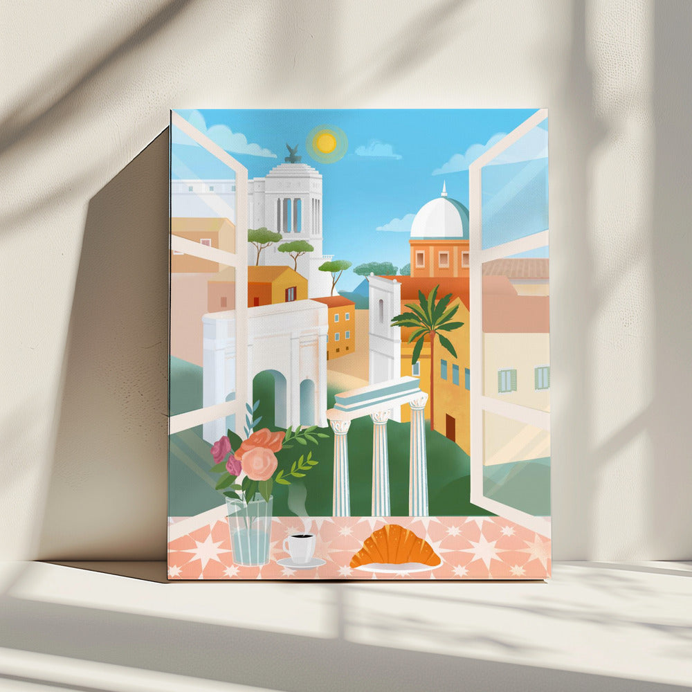 Emily In Rome | Canvas