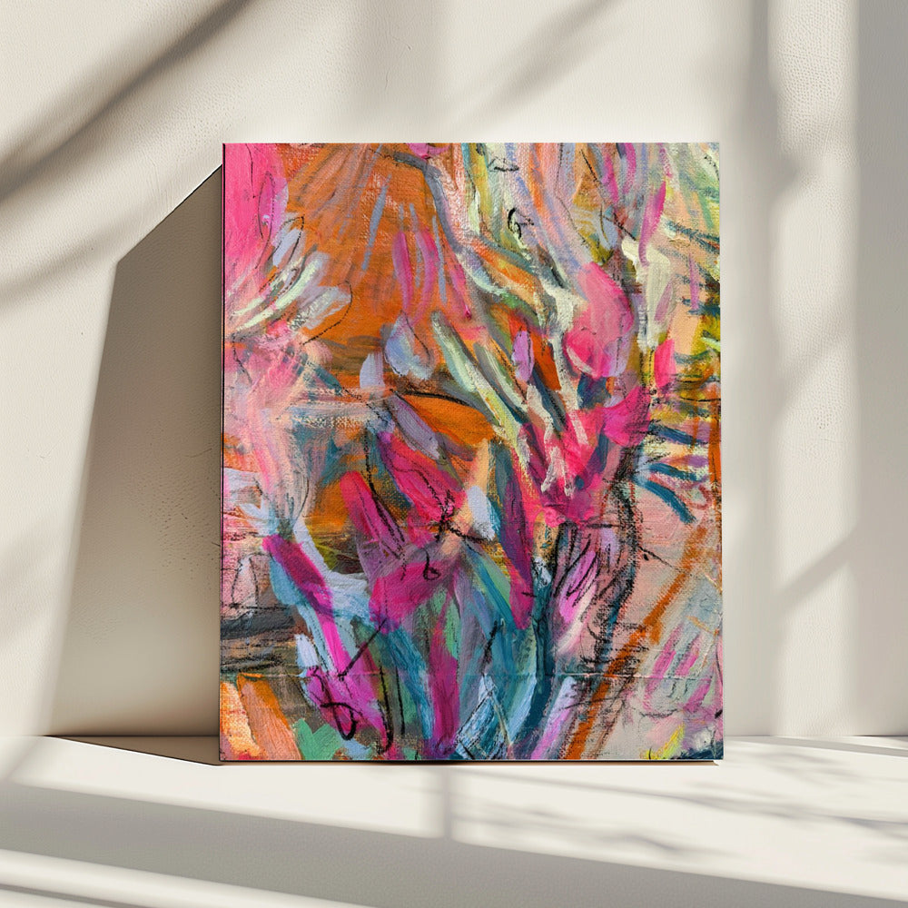 Pink abstract petals | Canvas