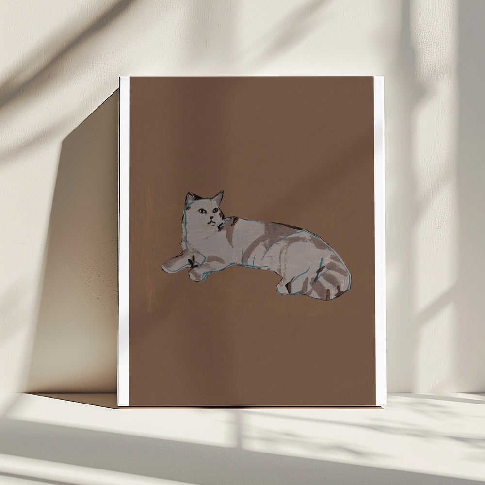 Purrfectly Mocha 8 | Canvas
