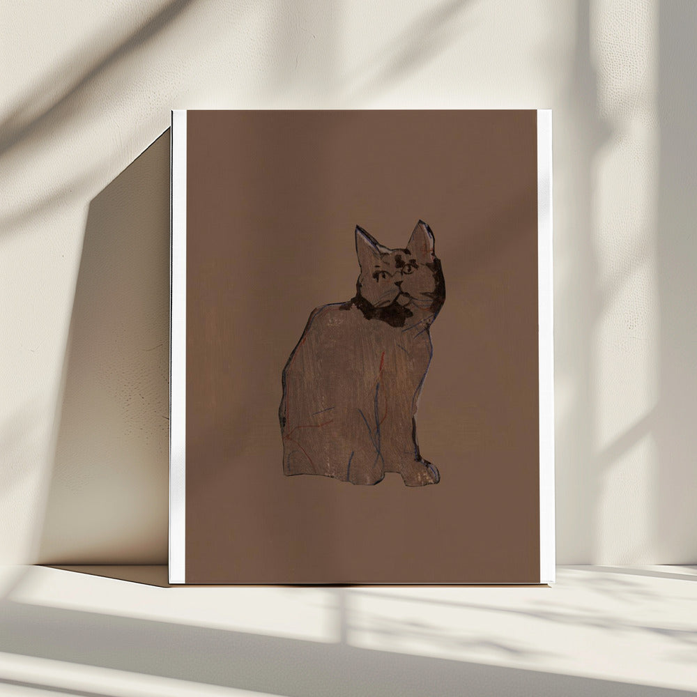 Purrfectly Mocha 9 | Canvas