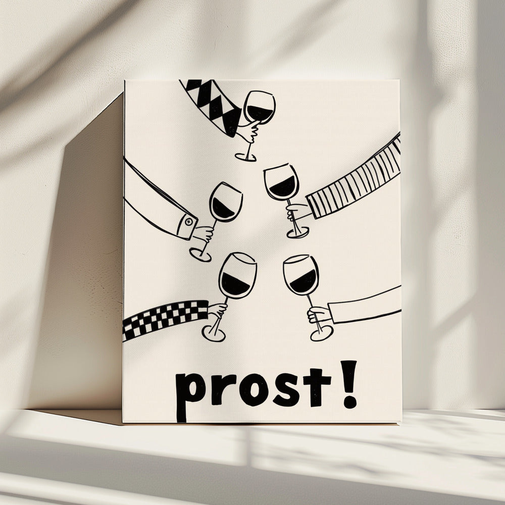 Prost! Wine Party with Friends | Canvas