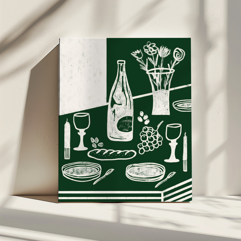 GREEN HARMONIA | Canvas