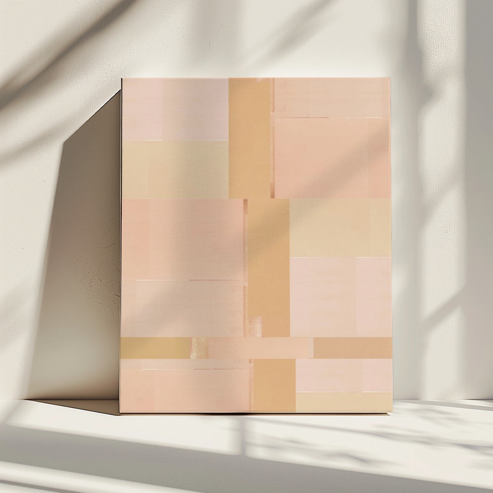 Mocha Earthen Echoes 1 | Canvas