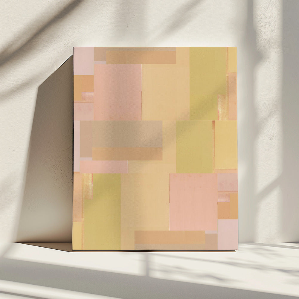 Mocha Earthen Echoes 3 | Canvas