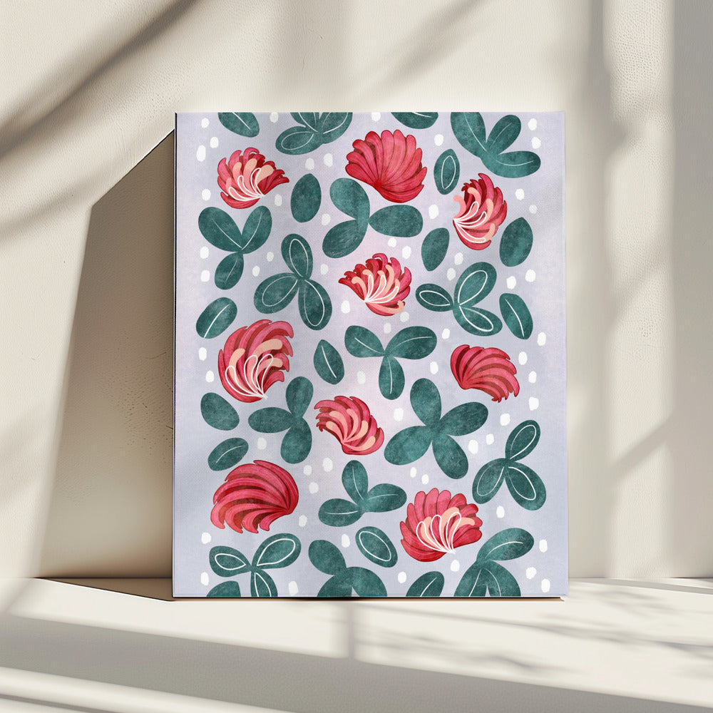Red flowers III | Canvas