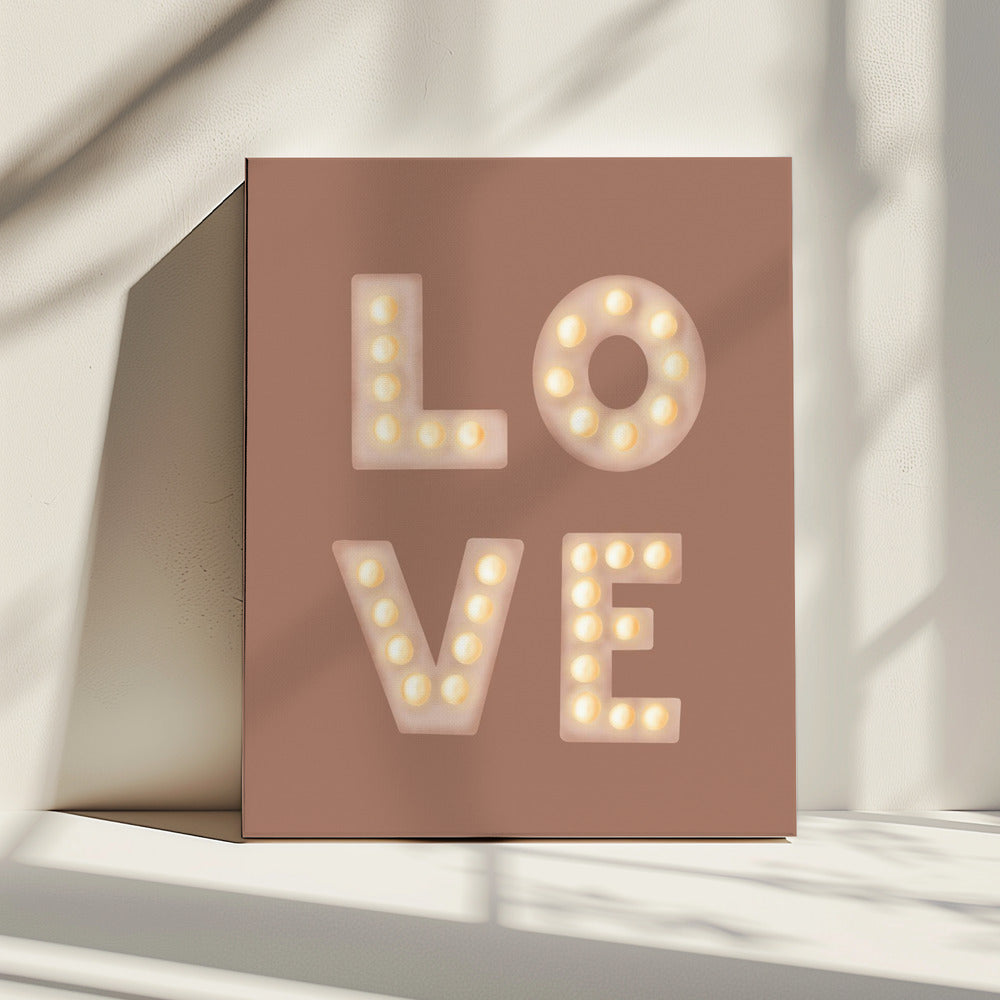 Love Lightletters Mochamousse | Canvas