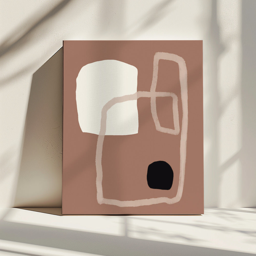 Earthy Geometrics Shapes | Canvas