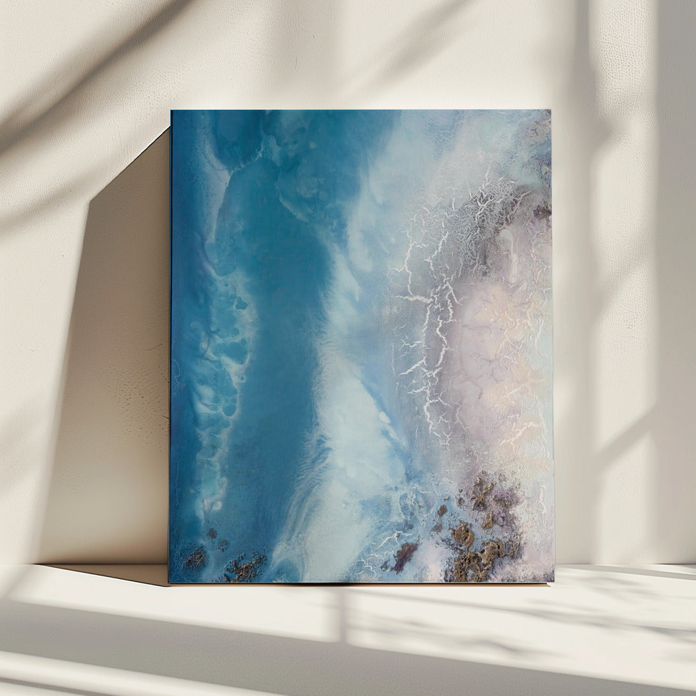 Aerial Beach  - Seaside Whispers 1 | Canvas