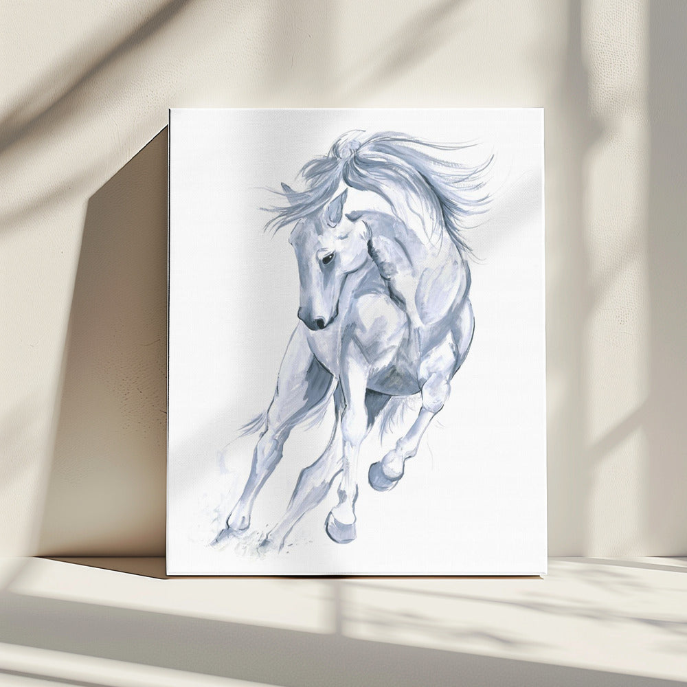 Horse Running Abstract | Canvas