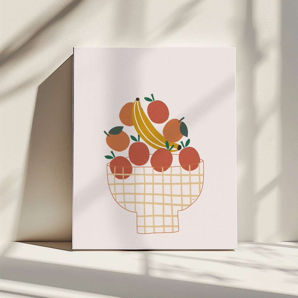 Colorful Fruit Bowl | Canvas