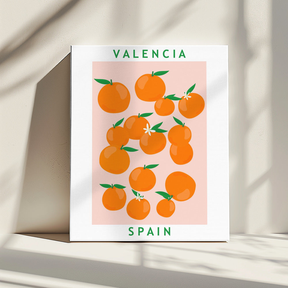 Flower Market Oranges | Canvas