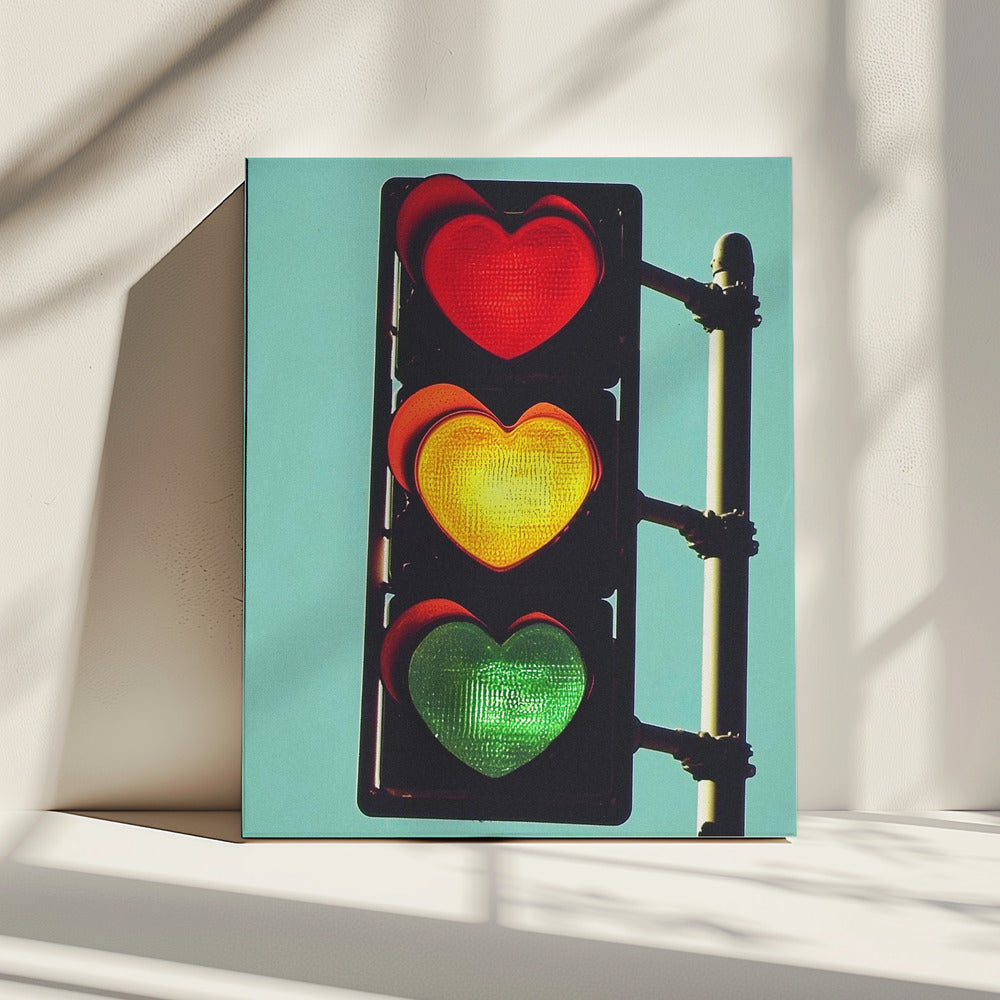 Traffic Light In Love | Canvas