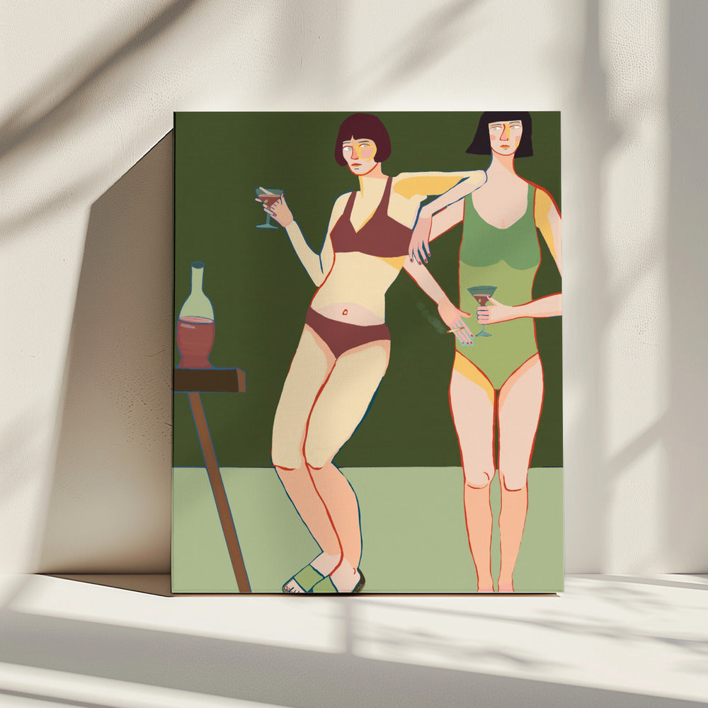 Loungin’ Ladies | Canvas