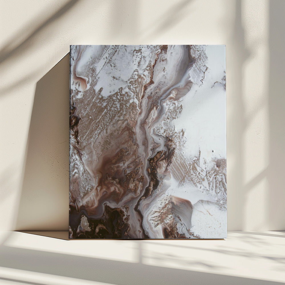 Timeless Art -Earthly Currents 2 - earth marble | Canvas