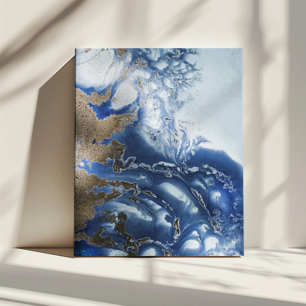 Peaceful - Ocean Wave Waltz  - Oceanic textures | Canvas