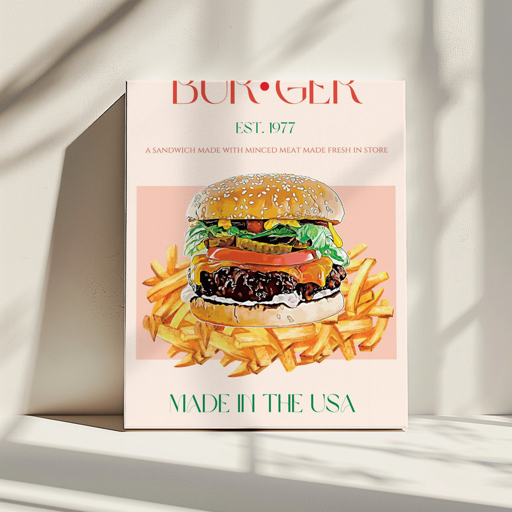 Classic American Bite | Canvas