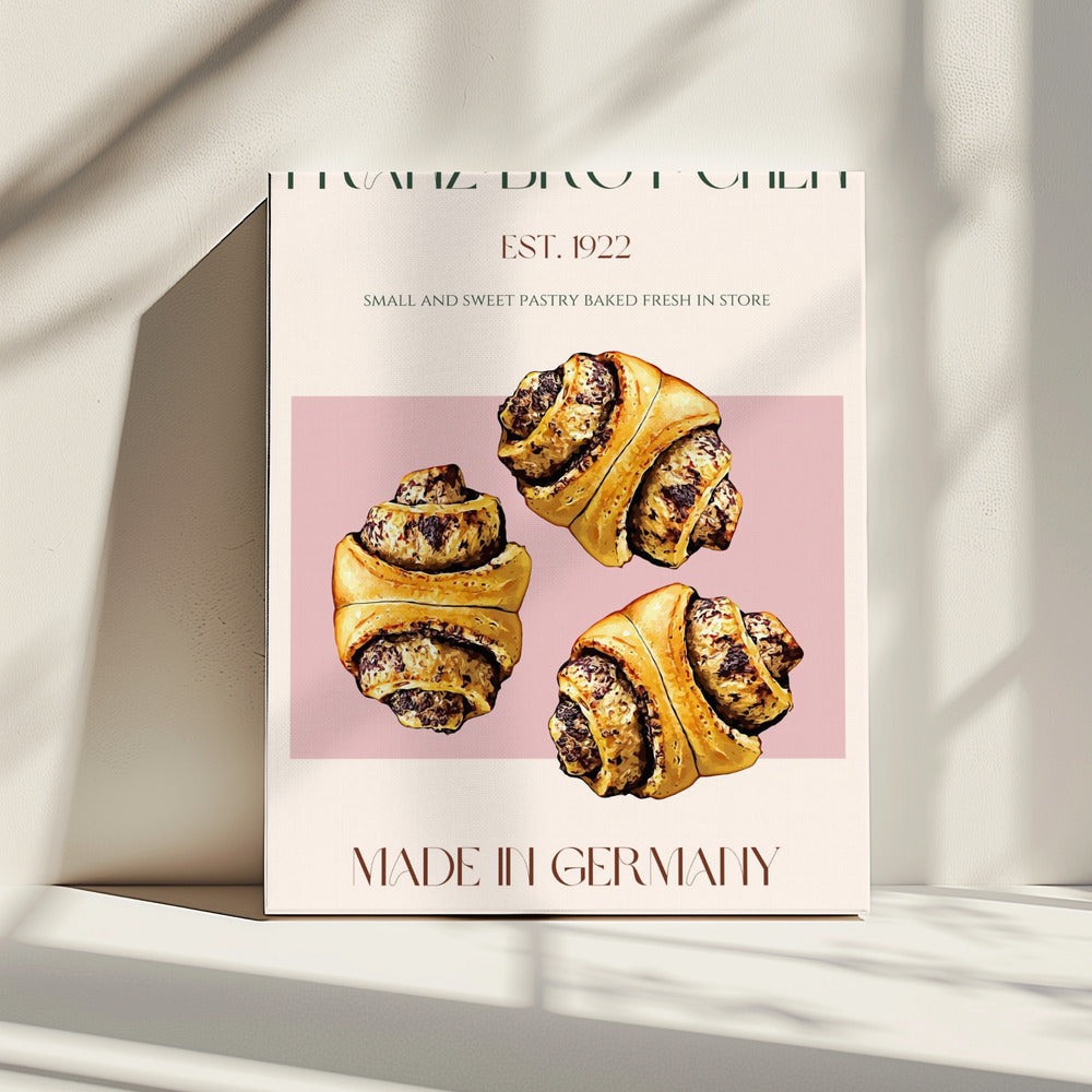 German Pastries Delight | Canvas