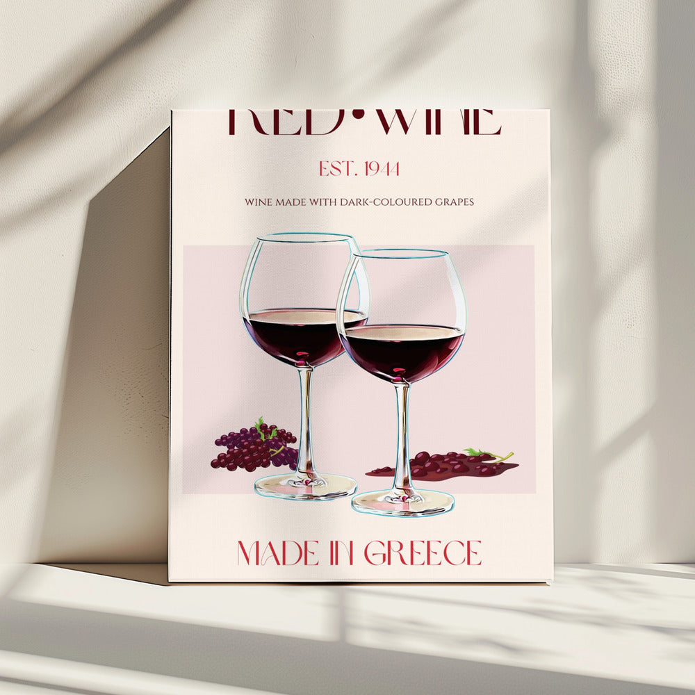 Greek Wine Elegance | Canvas