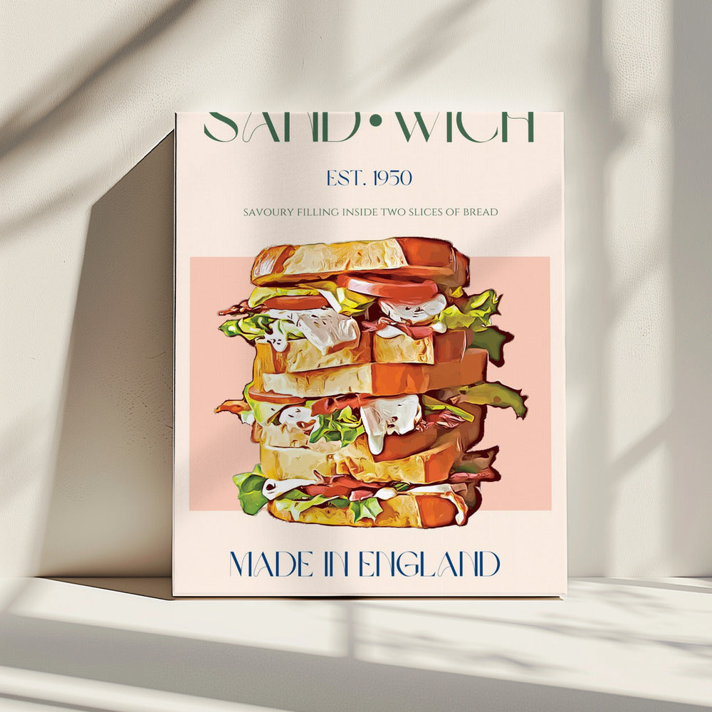 Classic Sandwich Made In England | Canvas