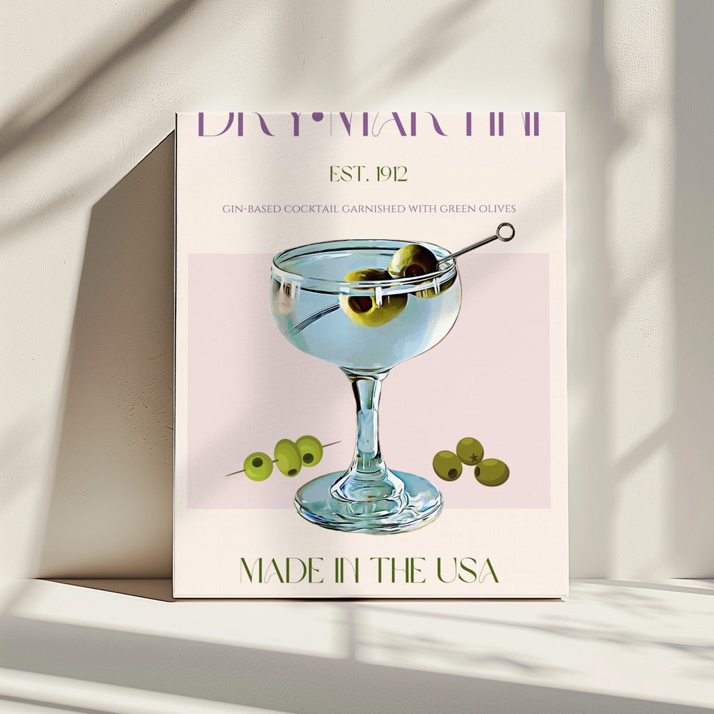 Classic Martini Charm | Canvas