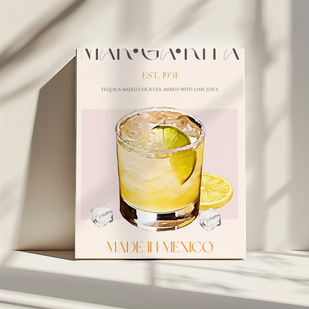 Margarita Print Cocktail | Canvas