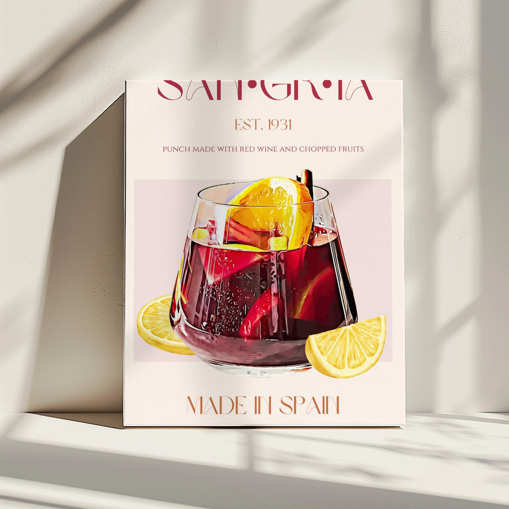 A Glass Filled With Red Wine | Canvas