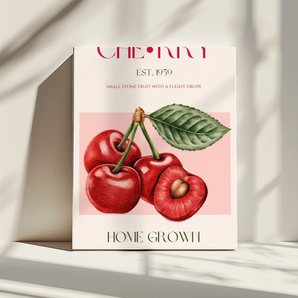 Sweet Red Cherries | Canvas