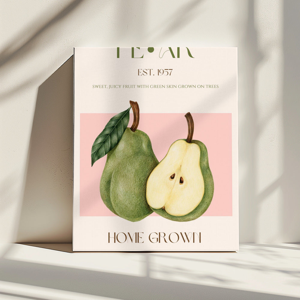 Juicy Pear Delight | Canvas