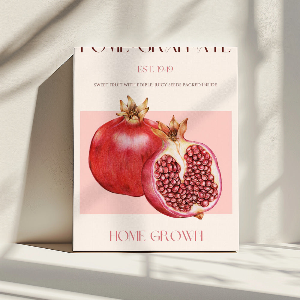 Juicy Pomegranate | Canvas