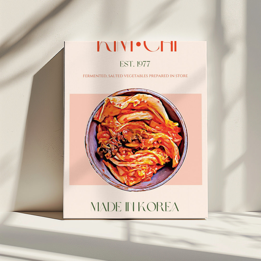 Korean Kimchi Delight | Canvas
