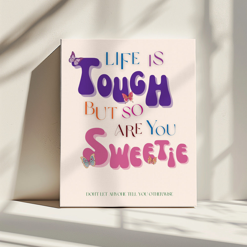 Colorful Typographic Art | Canvas