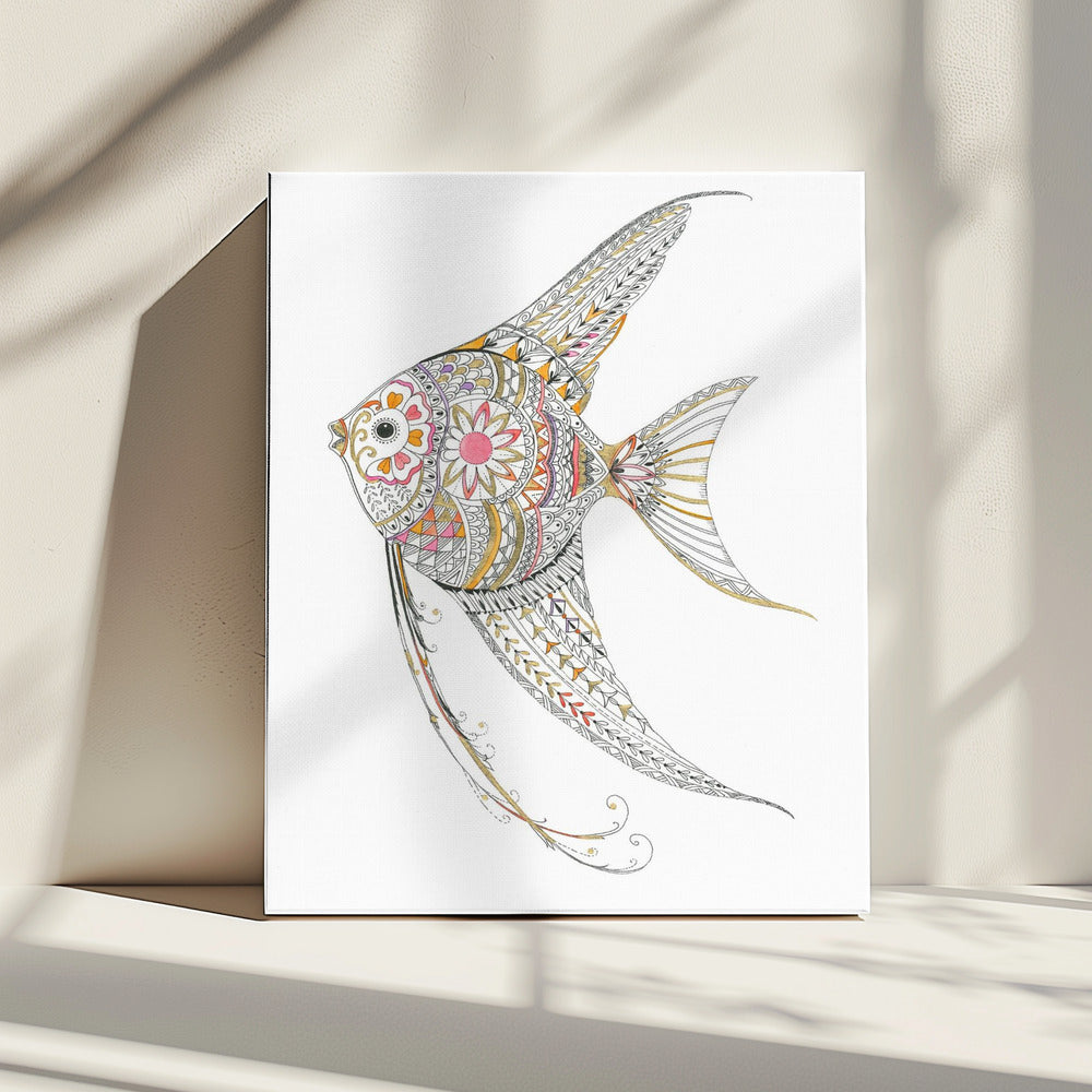 Angel Fish Delicate Tints | Canvas
