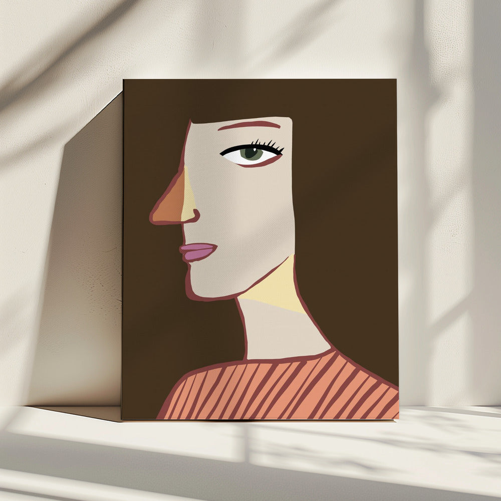 Woman profile | Canvas