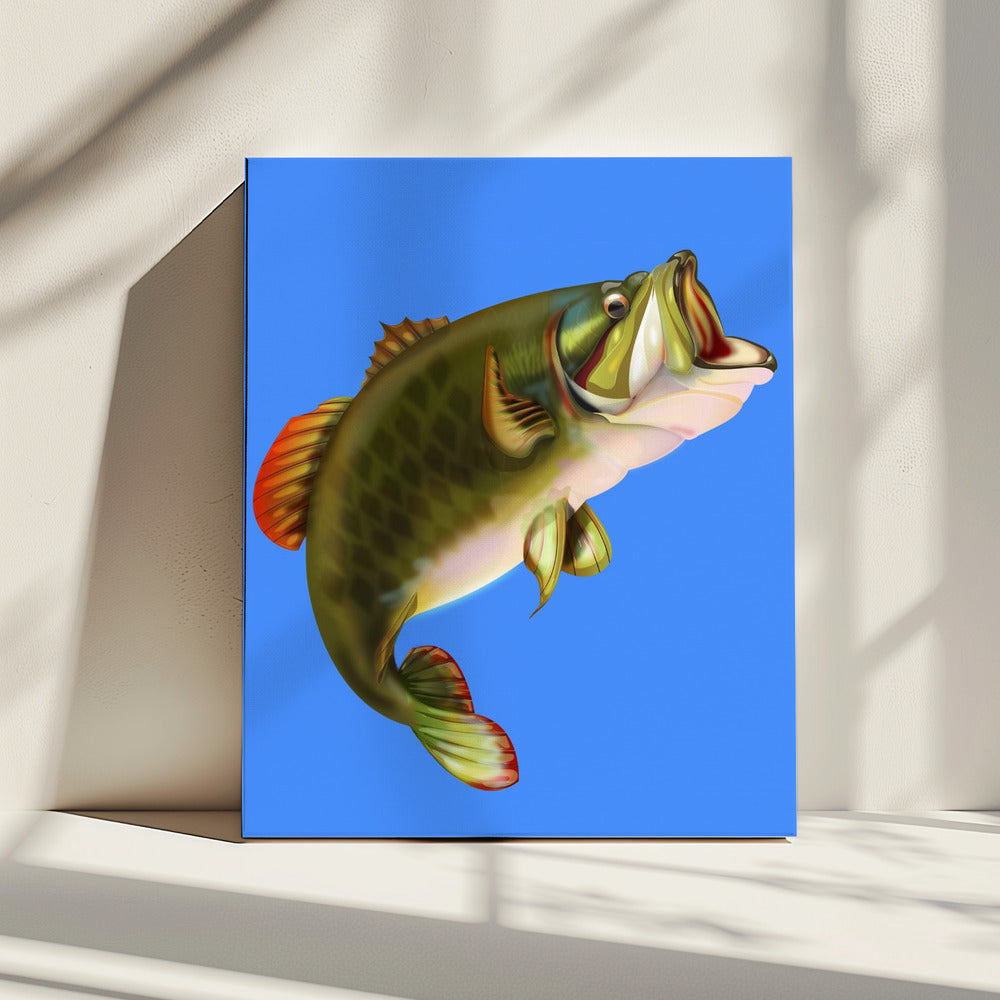 Bass Fish | Canvas