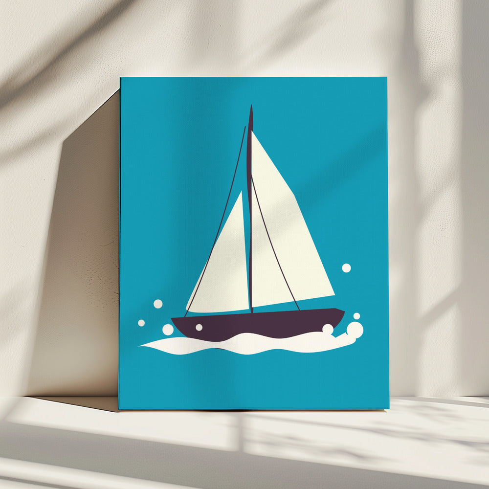 Sailboat On The Sea | Canvas